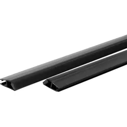 Neuesbad Set OF senkrecht Magnet-Dichtungen für Tür Glas 5 mm, Schwarz NB1DEXKCF2UN501