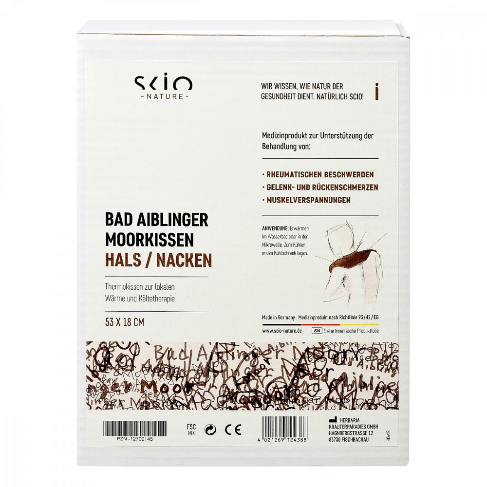 trendmoor Manufaktur GmbH & Co. KG Moorkissen Bad Aiblinger Hals/nacken 18x53 cm 12700145