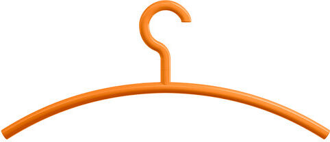 Hewi cintre 570.324 orange , crochet rotatif