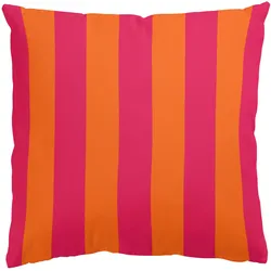 DEKOKISSEN PopArt Sommer Streifen Pink Orange 40/40 cm