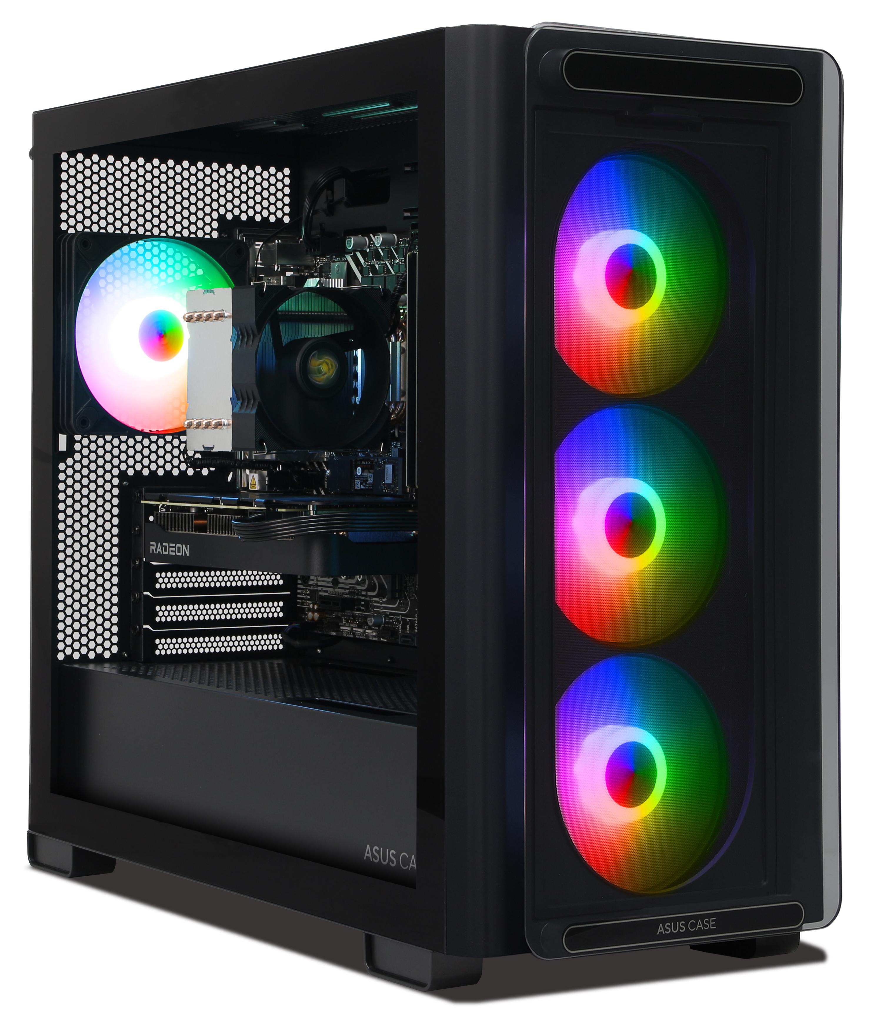 Ankermann Ankermann Dominator, Intel Core i7-13700F, AMD RX 9060XT 16GB, 32GB DDR5 RAM, 1TB NVMe SSD, Windows 11, WLAN & Bluetooth