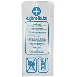 Hygienebeutel aus Recyclingpapier im Spender - 100 Stück
