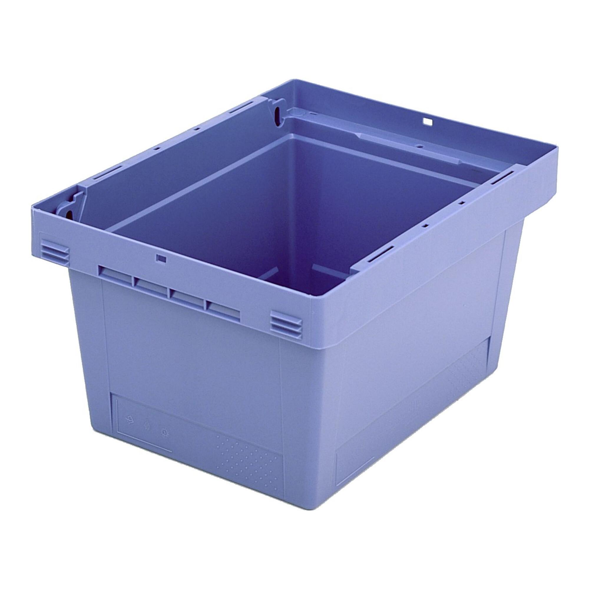 Bito Mehrwegbehälter ohne Zubehör/Gefahrgut / MB 43221 L400xB300xH223 mm, taubenblau (11091)