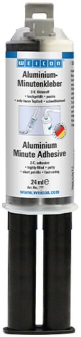 Weicon Alu-Minutenkleber aus Cyanacrylat für schnelle Verklebungen von Metallen, Inhalt: 24 ml (10552024)