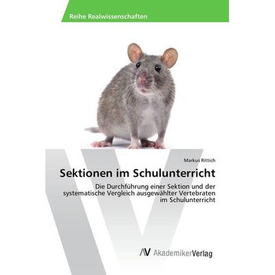 Sektionen im Schulunterricht, Taschenbuch von Markus Rittich, AV Akademikerverlag, 978-3-639-87628-4