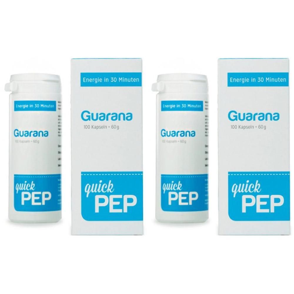 Quickpep Guarana Kapseln 2x 2x100 St