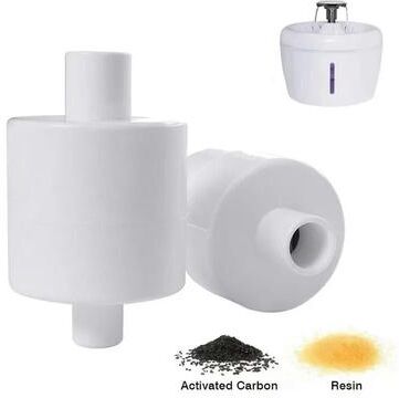 Inspired Finds 6 Pack Triple Filtration Replacement Filters For ELS Pet 2.5L Cat Water Fountain 4 Pcs