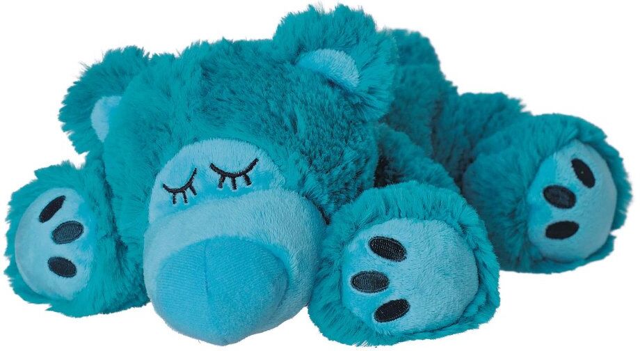 Wärme Stofftier Sleepy Bear türkis