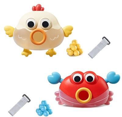 Inspire Daily Merch Funny Shaking Ball Outdoor Toy For Kids Sensory Physical Training Shake Chick Eggs chick Crab Set