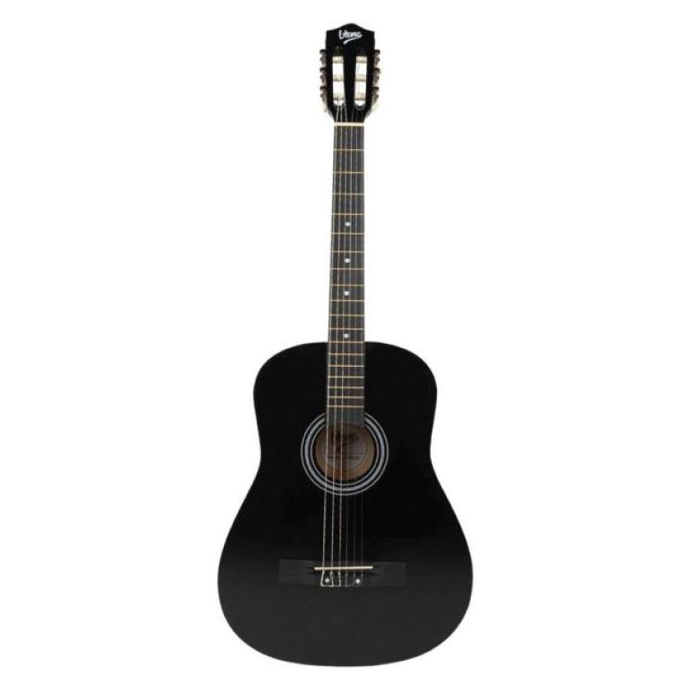 V-TONE CG ONE BK 4/4 Konzertgitarre Schwarz (Konzertgitarre, ABS, Lindenholz, Okoume) (5908249819245)