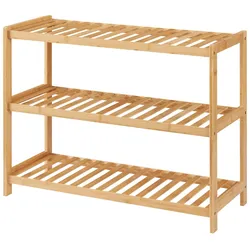 Helloshop26 - Schuhregal aus Bambus 55 x 68 x 27 cm natur