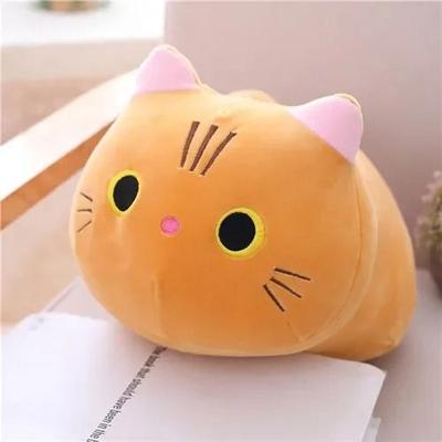Uplifted Finds Cute Soft Cat Plush Pillow 20 Cm Sofa Cushion brown