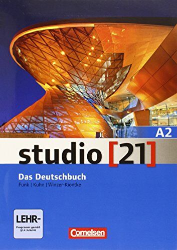 Funk, Prof. Dr. Hermann - studio [21] - Grundstufe: A2: Gesamtband - Das Deutschbuch (Kurs- und Übungsbuch mit DVD-ROM): DVD: E-Book mit Audio, interaktiven Übungen, Videoclips - Preis vom 14.10.2026 23:07:16 h