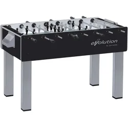 Garlando Tischfußball Kickertisch "F-200 Evolution",schwarz / silber,