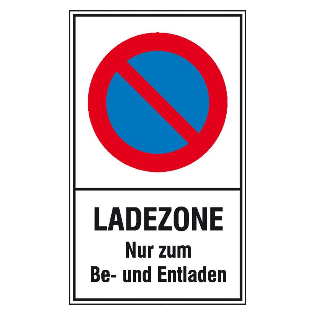 SafetyMarking Haltverbotsschild Eingeschränktes Haltverbot Ladezone Nur zum Beund Entladen (41.5165)