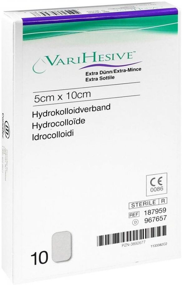 Varihesive extra dünn 5x10 cm Hkv hydroaktiv