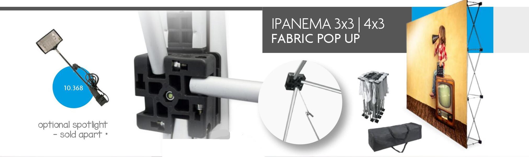 Pop Up Economic Ipanema Velcro 3x3/4x3 (3X3)