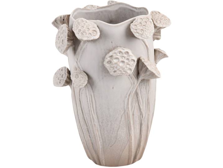 Vase Myko weiss Steingut D 51 H 51 cm - Vase