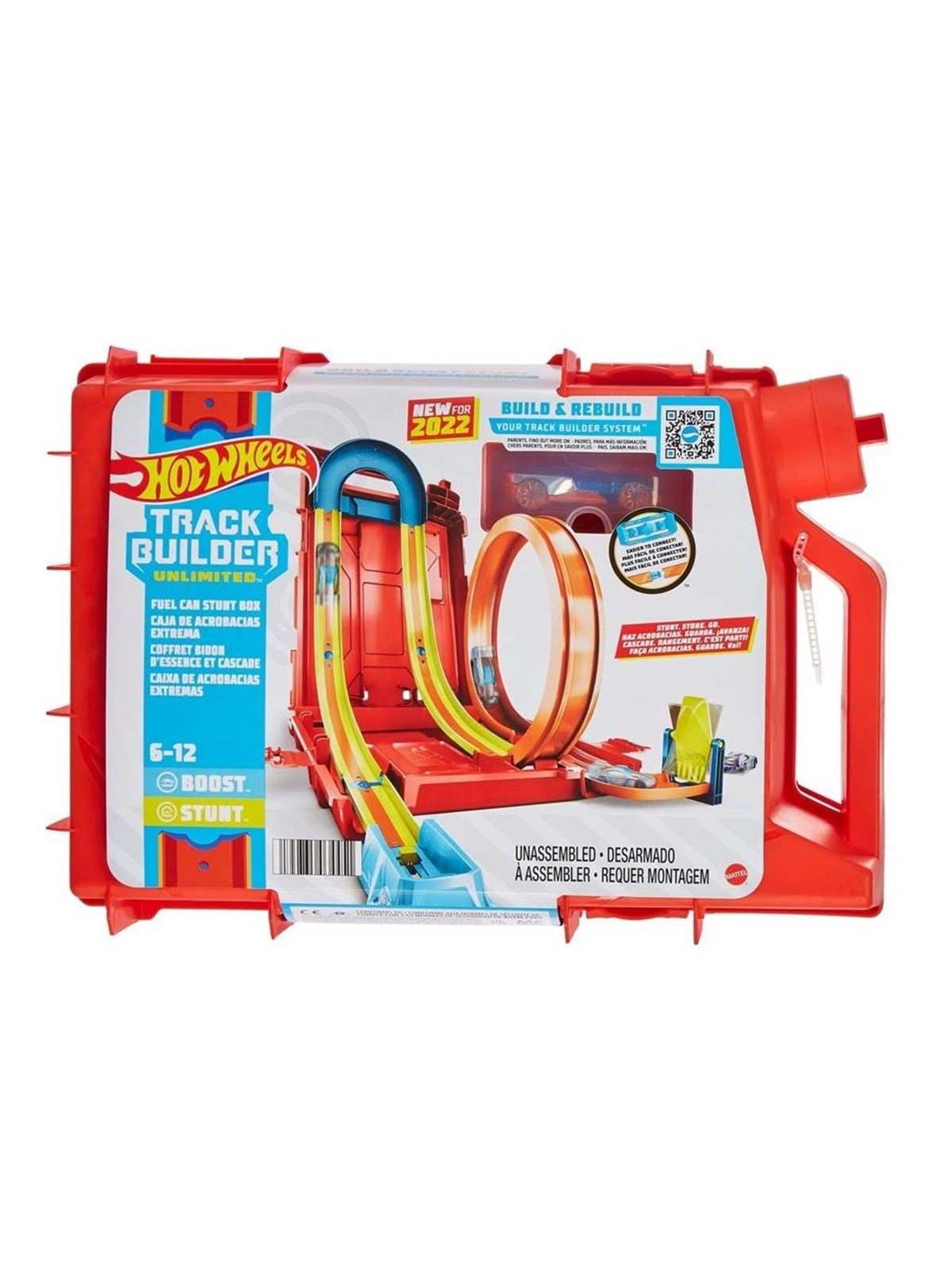 Hot Wheels Track Builder Unlimited Fuel Can Stunt Box Gift For Kids 6 Years & Up