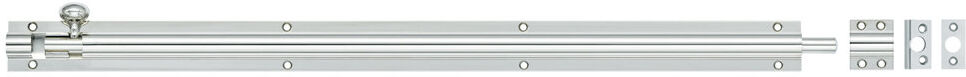 Fulton & Bray Architectural Barrel Bolt Polished Chrome 60cm H x 3.8cm W x 1.5cm D