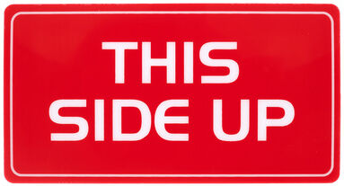 Stageworx Tourlabel This Side Up Rouge