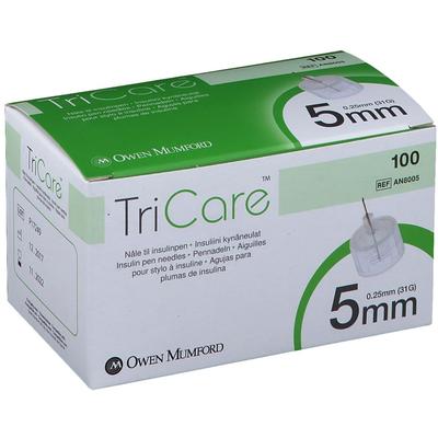 Tricare Pen-Nadeln 5 mm 100 St Kanüle