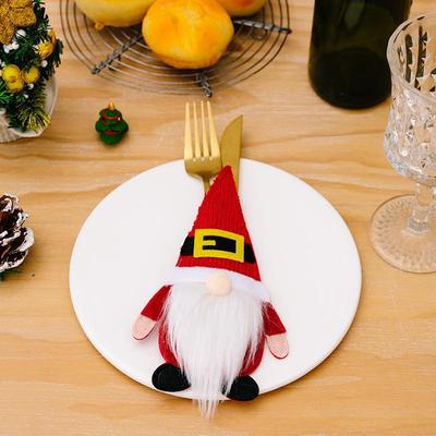 Inspired Deals Christmas Cutlery Holders Cartoon Silverware Covers For Festive Table Decorations belt