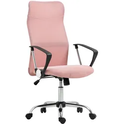 BÜROSTUHL Netz Stahl Rosa