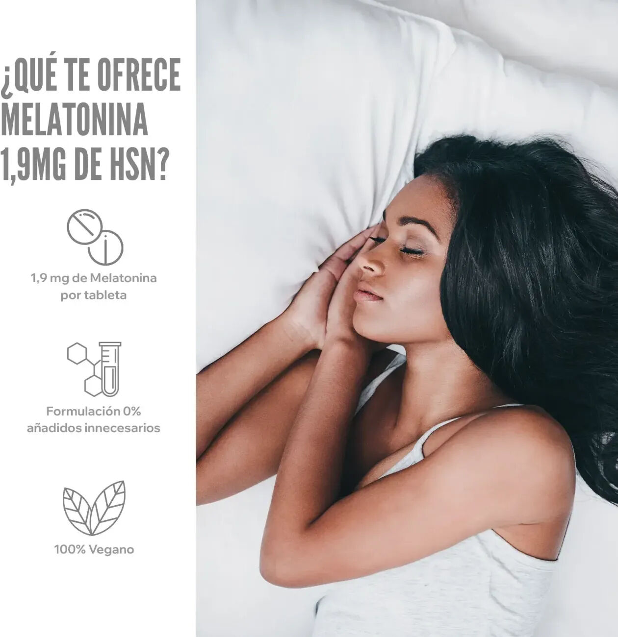 HSN Melatonina 1,9mg - 120 tabs - Sueño - Tabletas - 120  Servicios