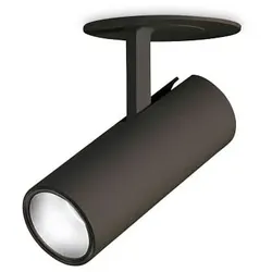 Ideal Lux LED Deckeneinbaustrahler PLAY, 7W, 3000K, 520lm, IP20, einstellbarer Lichtkörper, schwarz IDEA-268088