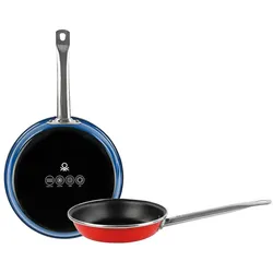 Benetton - 2-tlg. Set aus Pfannen (20/24 cm) Rainbow in Schwarz