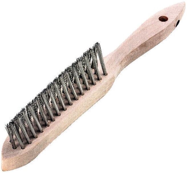 Lessmann Brosse à souder Kehlnaht V4A lisse 3 rangs 0,3 mm (120831)