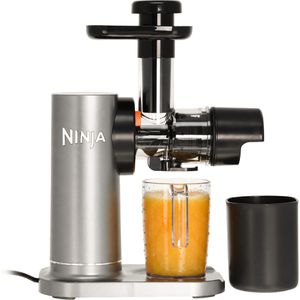 Ninja Entsafter JC151EU, Zentrifugalentsafter, 45mm Einfüllöffnung, mit Tropfstopp, grau, 150 Watt, 700 ml