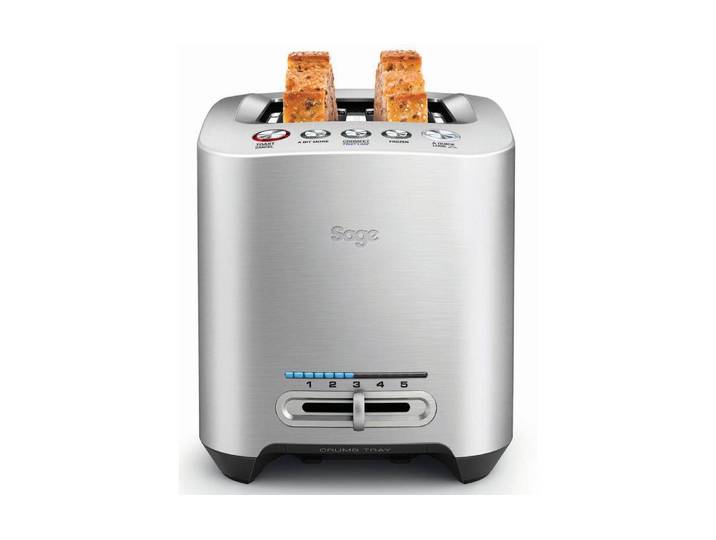 SAGE Toaster The Smart Toast Silberfarben , silber (silberfarben), B:18cm H:20cm T:28cm, Toaster, Toaster