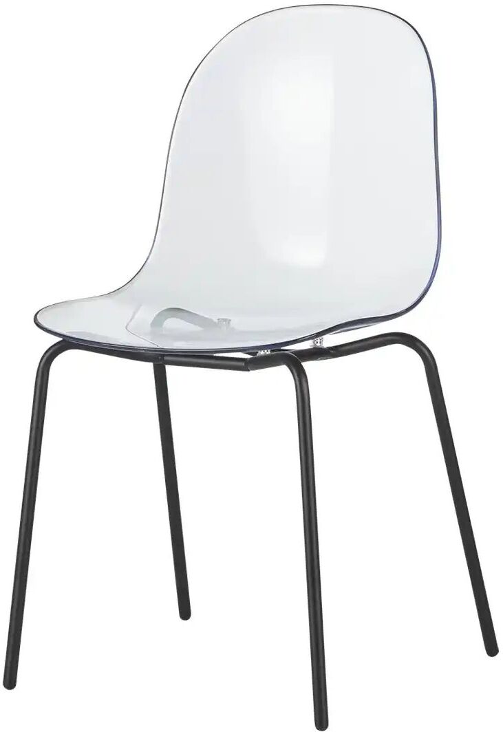 Connubia Schalenstuhl  Academy ¦ transparent/klar ¦ Maße (cm): B: 49 H: 84 T: