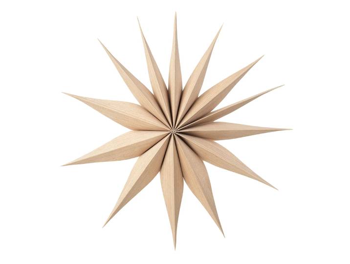 Broste Copenhagen Étoile de Noël Venok 40 cm beige