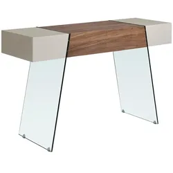 AC ANGEL CERDA Angel Cerdá  Konsolentisch Nussbaum und Glas 3029C