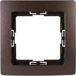 Kopp 308426061 PARIS - Abdeckrahmen, 1-fach, Farbe: palisander