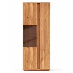 MAISON Vitrine Scottsdale Holz Braun Wildeiche