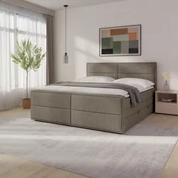 Boxspringbett Palermo ca. 180x200 cm Naturfarben