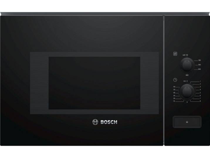 BOSCH Mikrowelle BFL520MB0, Mikrowelle, 20 l, Einbau, Schwarz, 60 x 38 cm