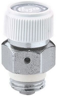 Caleffi Heizkörper Entlüftungsventil 508041 verchromt, 1/2" Aussengewinde, hygroskopisch