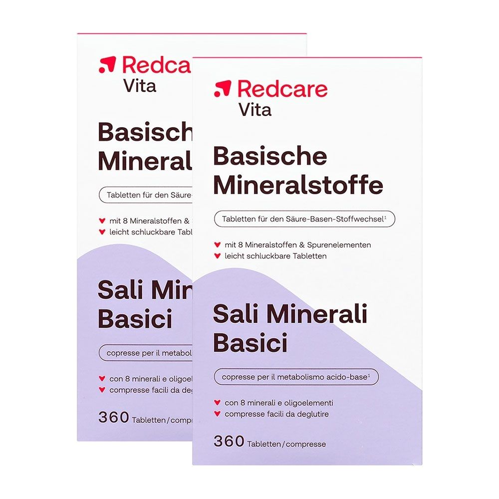 2x Basische Mineralstoffe RedCare 2x360 St Tabletten
