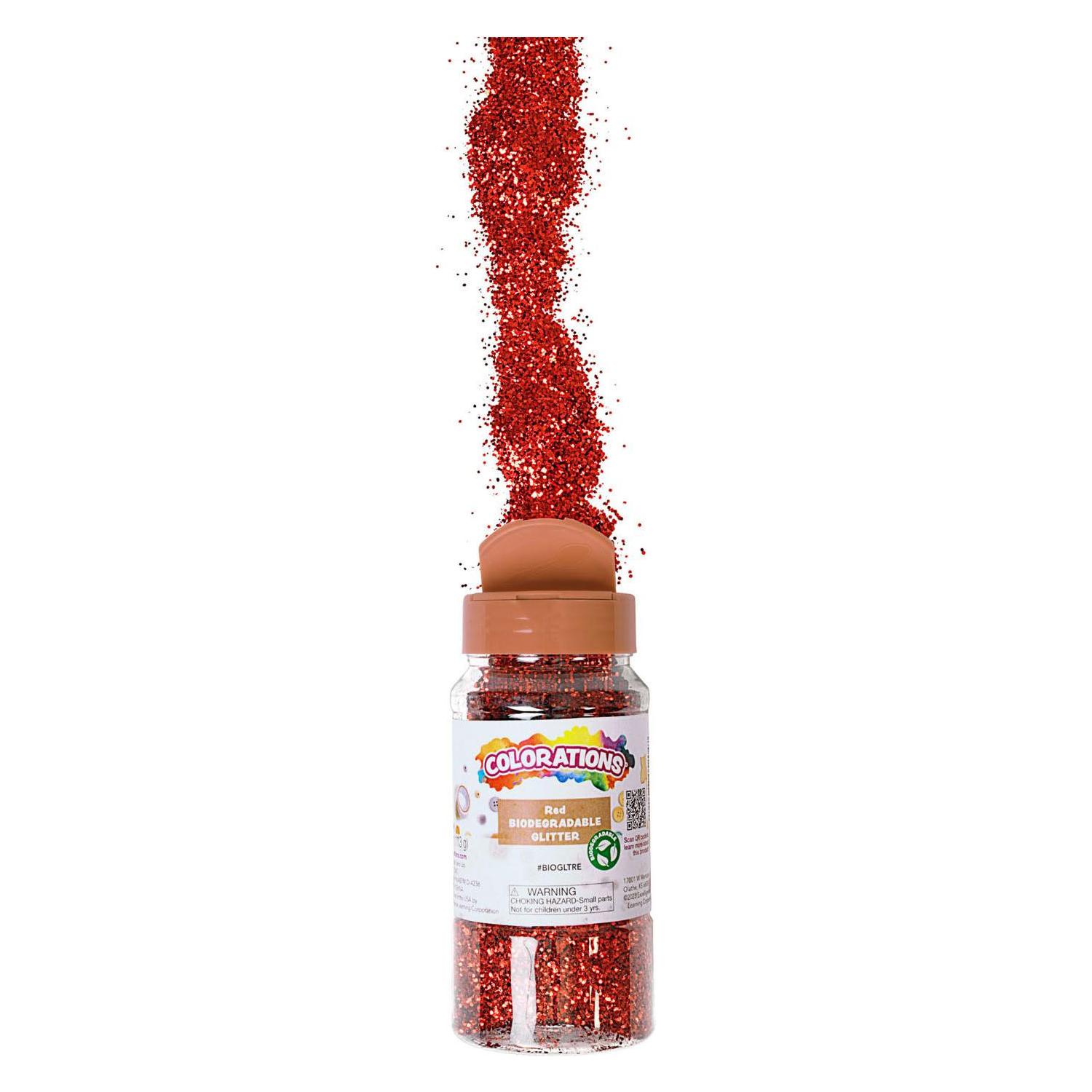 Colorations - Biologisch abbaubarer Glitzer - Rot, 113 Gramm (61562945)