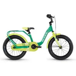SCOOL 16 Zoll Kinderfahrrad S'COOL niXe 16-1S, Größe 100–115 cm in Grün Grün