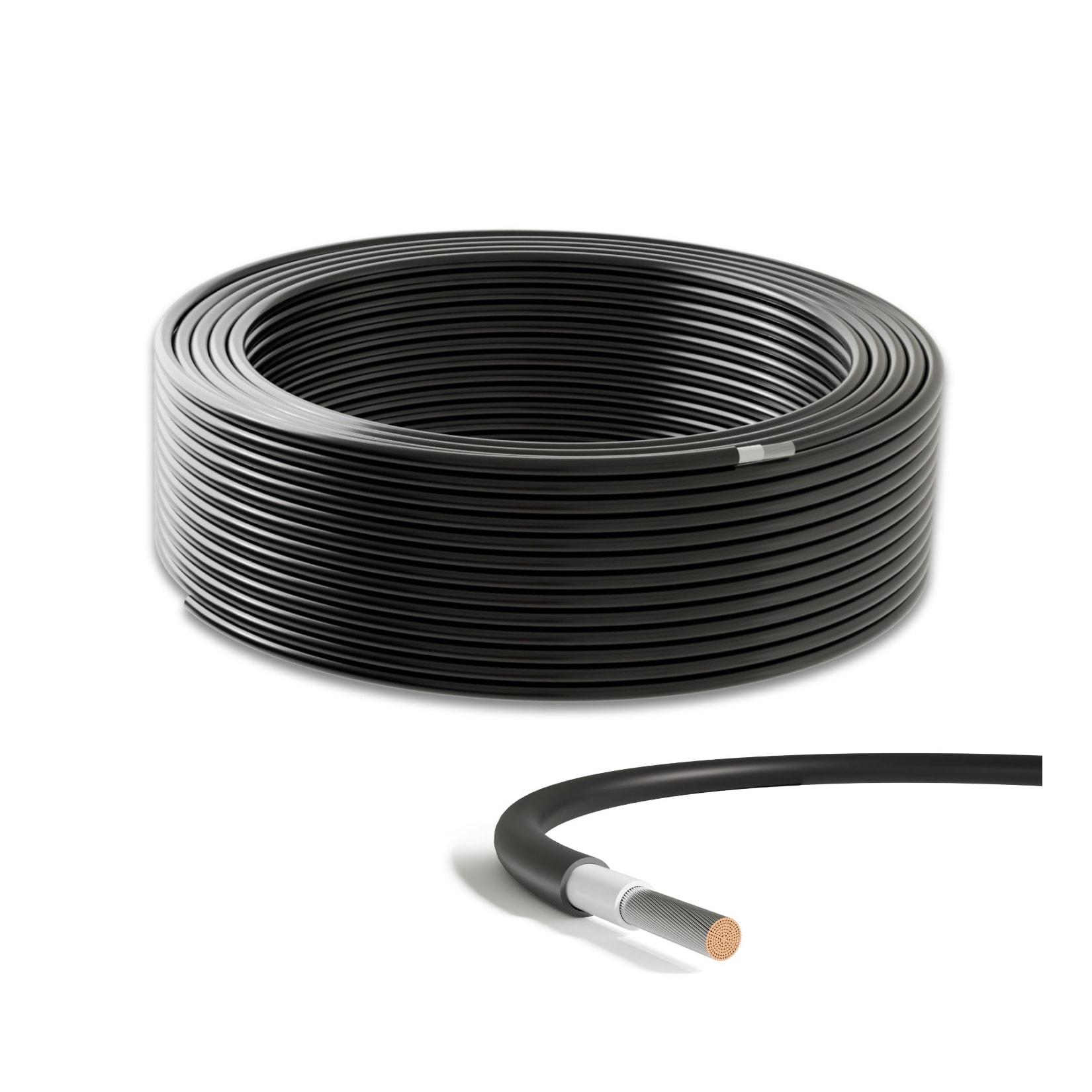 Solarkabel 4mm² schwarz 100m H1Z2Z2-K Solarleitung für Photovoltaik & Solaranlagen