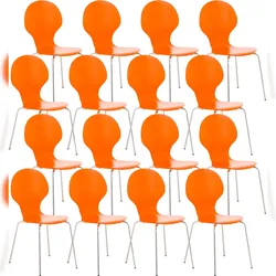CLP 16 x Stapelstuhl DIEGO orange