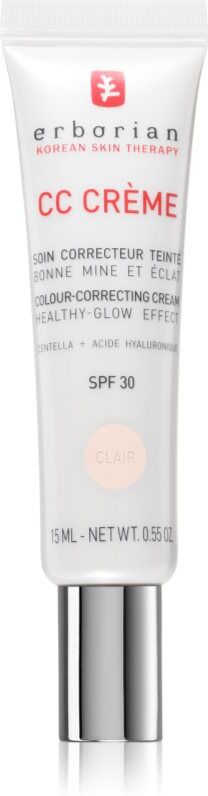 Erborian CC Crème Centella Asiatica CC Cream für ein einheitliches Hautbild SPF 30 Farbton Clair 15 ml