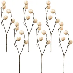 CREATIV green künstliche Pflanze Walnusszweig, 68cm, natur, 6er Set