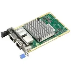Supermicro Add-on Card AOC-ATG-I2TM-O AIOM 2 Port 10GbE Ethernet (Mini PCI Express), Netzwerkkarte, Silber, Grün